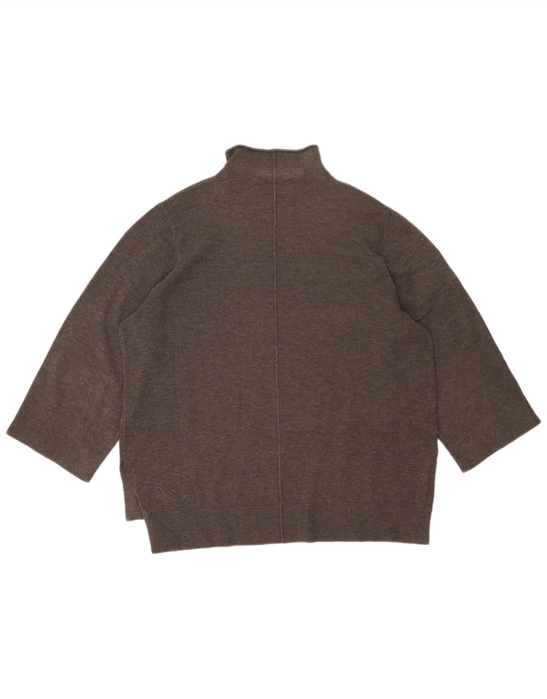Maglione maglione da donna con collo alto French Connection UK 18 XL Grigio