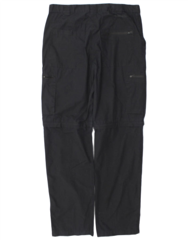 Pantaloni cargo dritti da uomo Mountain Warehouse W32 L31 poliestere nero