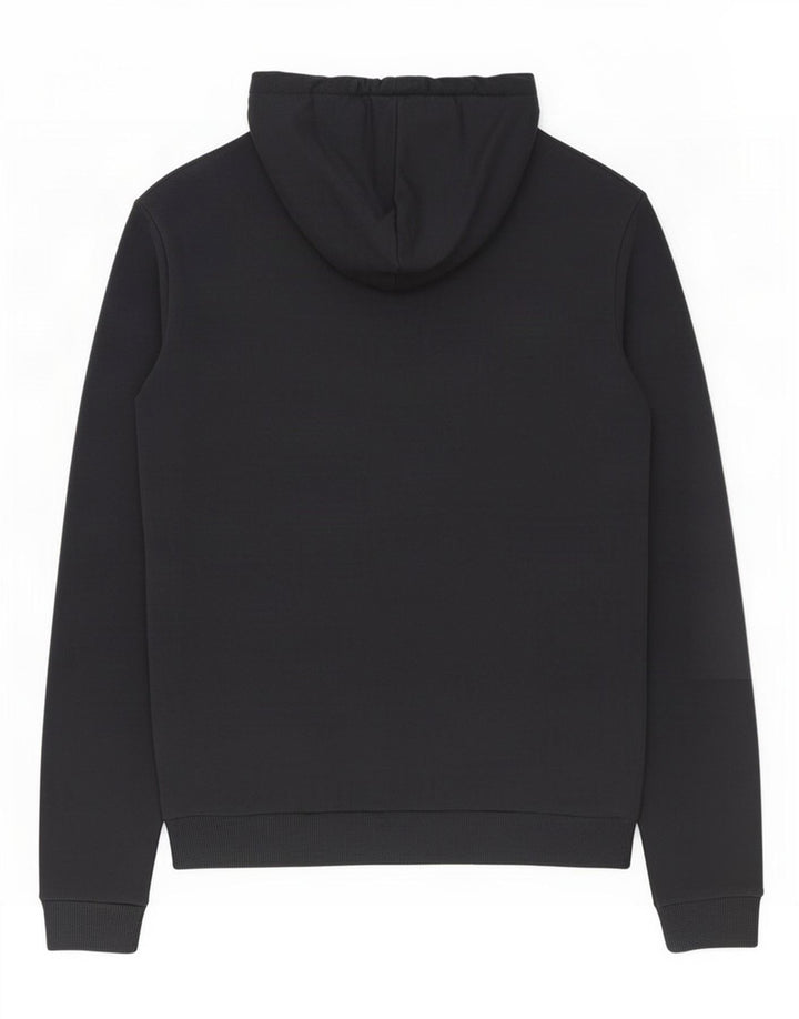 Felpa con cappuccio grafica Adidas da uomo media nera