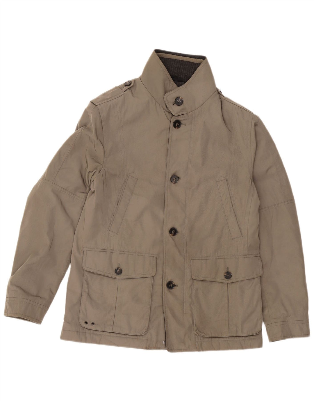 Giacca militare oversize da donna Marks & Spencer UK 10 piccola Beige