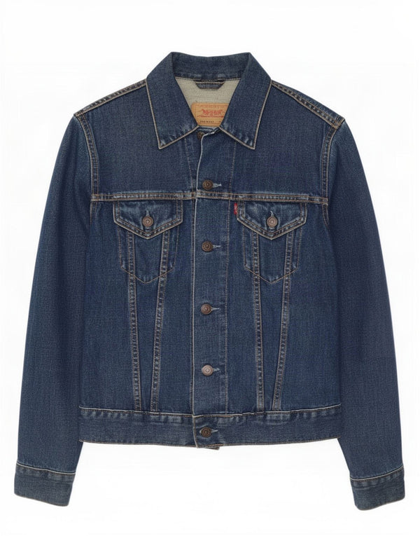 Giacca di jeans per ragazze Levi's 11-12 anni in cotone blu medio