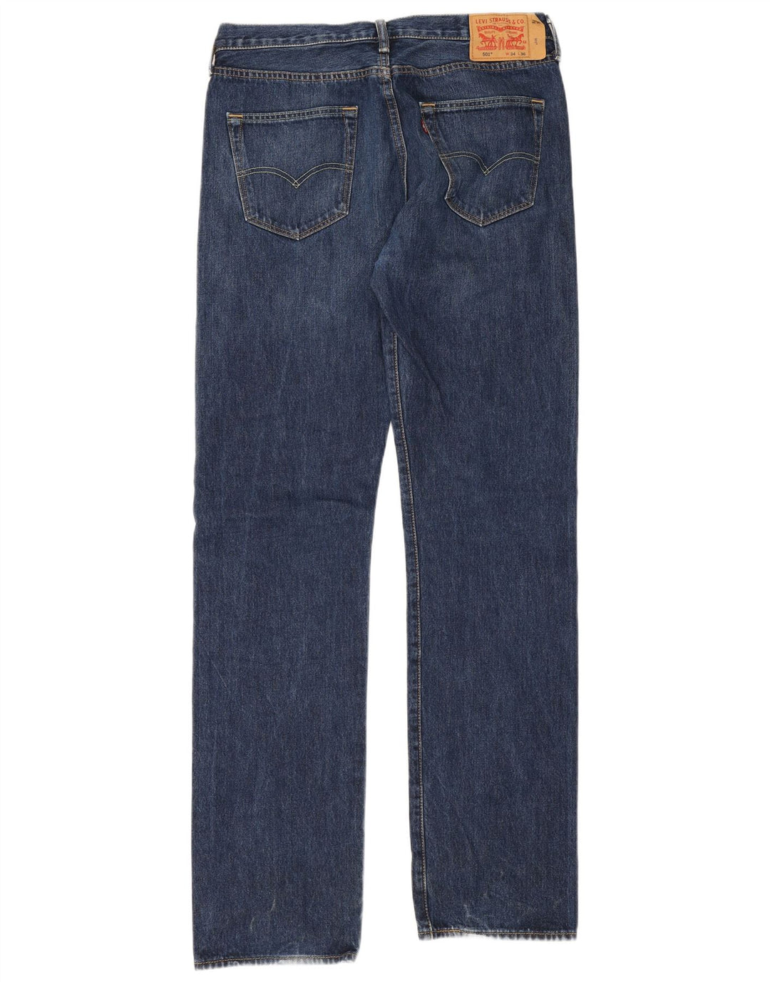 Levi's Uomo 501 Jeans dritti W34 L36 Cotone Blu