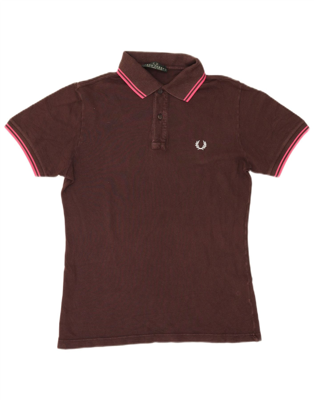 Polo da uomo Fred Perry piccola in cotone marrone