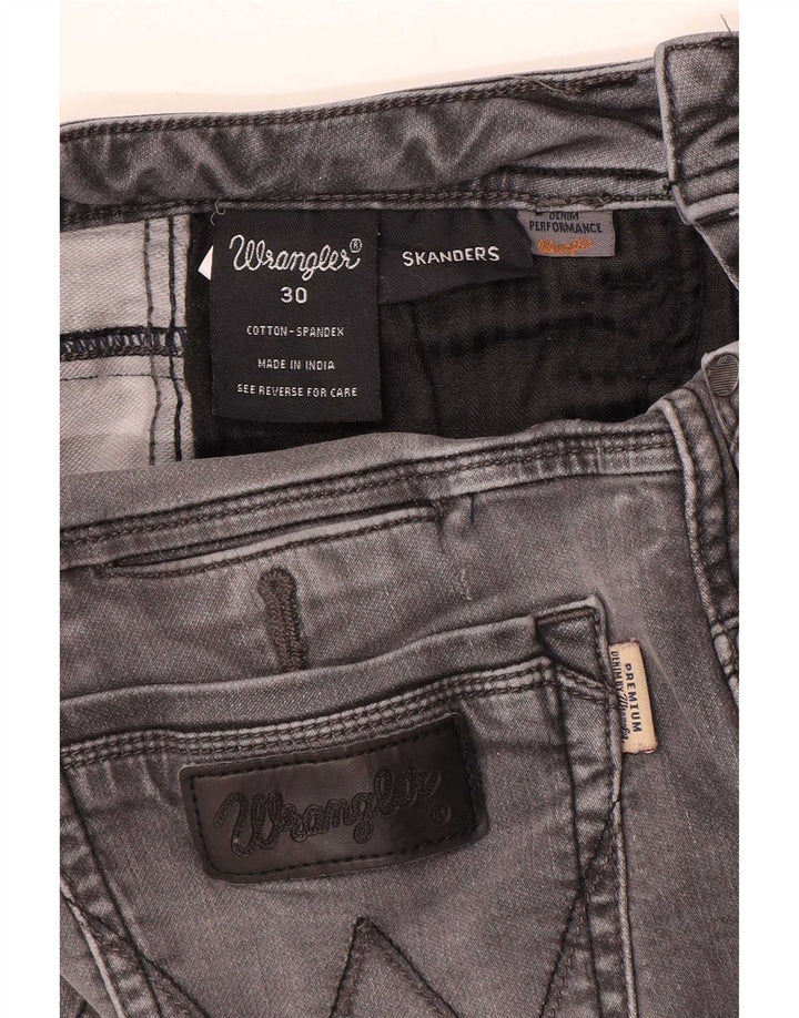 Jeans Wrangler Skanders Slim da donna W30 L31 in cotone grigio