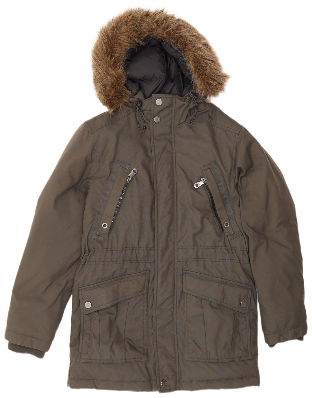Giacca Parka con cappuccio da uomo Esprit UK 38 Grigio medio