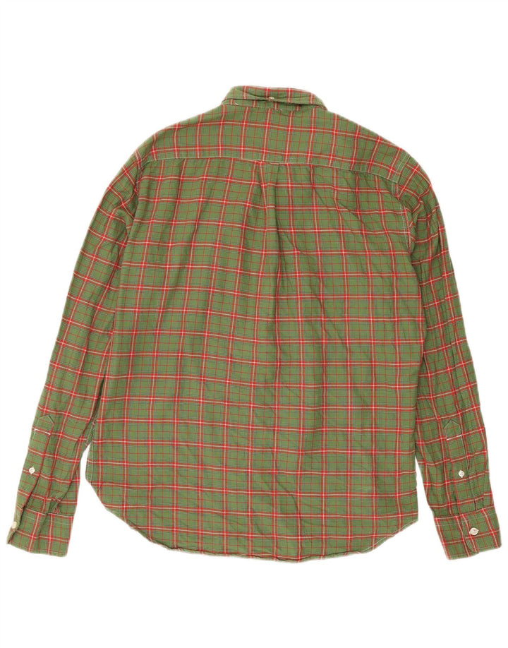 Camicia Levi's da uomo in cotone a quadri verde medio