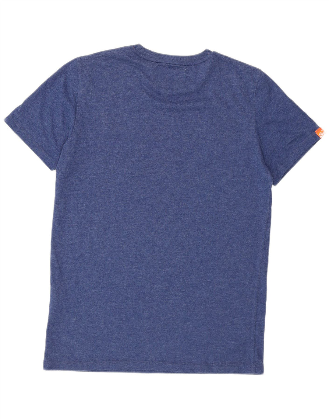 T-shirt da uomo Superdry Top in cotone blu medio