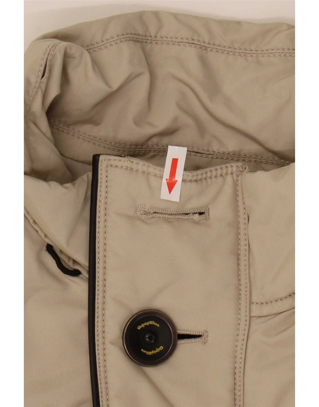 Giacca antipioggia da uomo Refrigiwear UK 38 Nylon beige medio