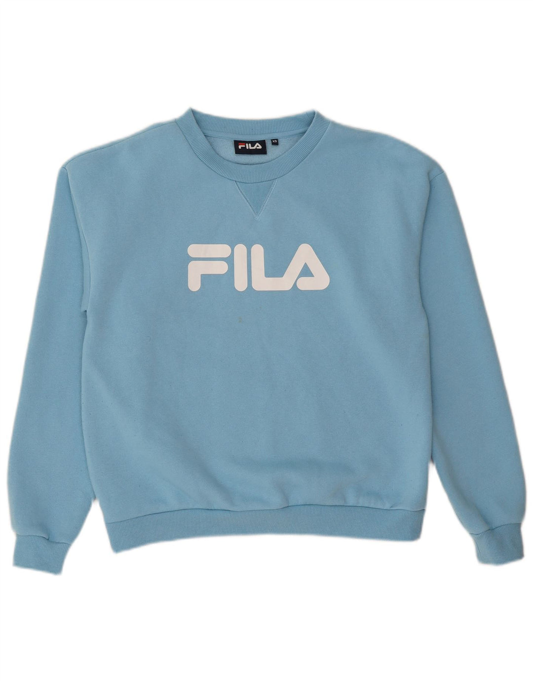 Felpa grafica da uomo Fila Jumper XS blu poliestere