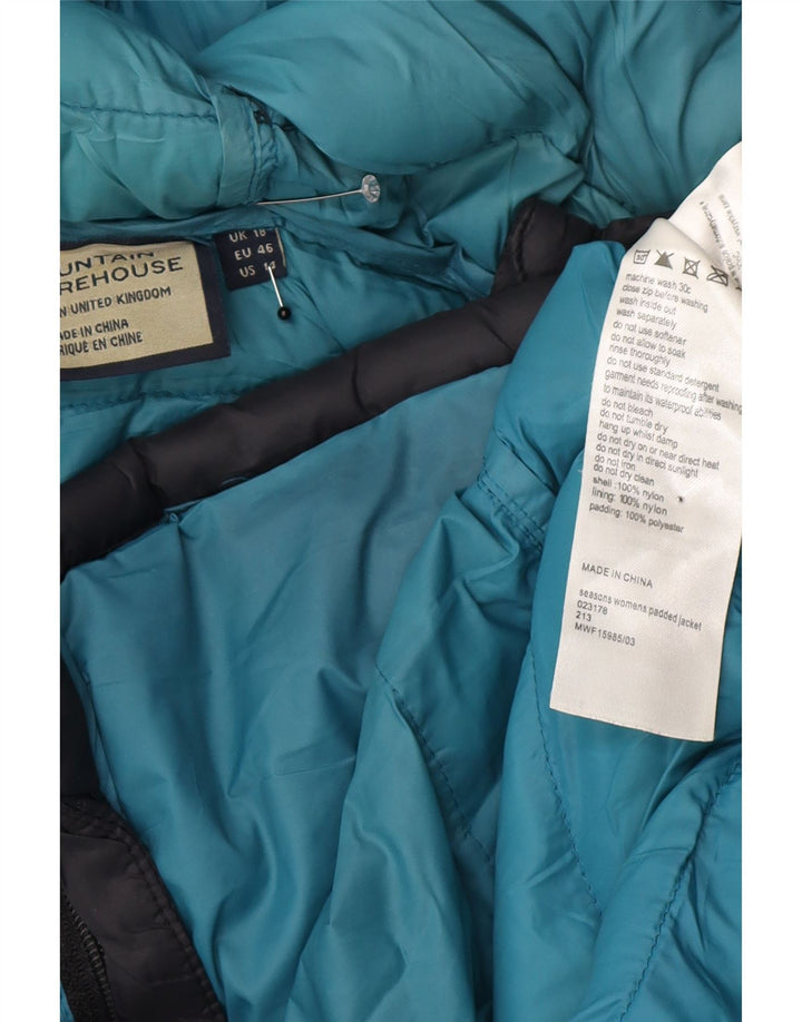 Giacca imbottita oversize con cappuccio da donna Mountain Warehouse UK 18 XL Blu navy
