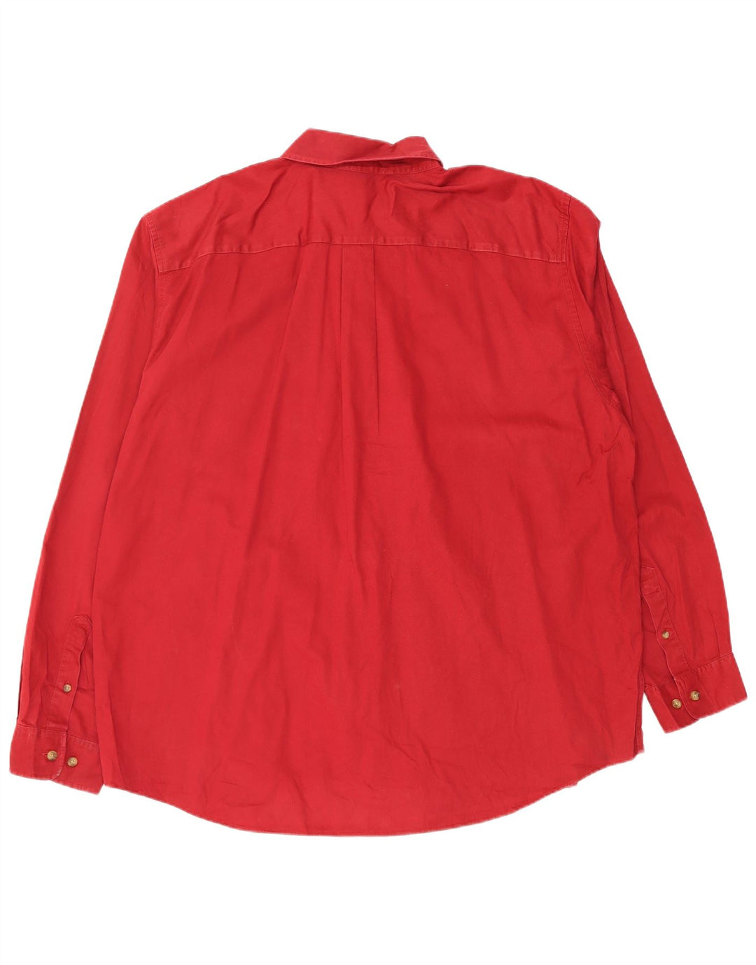 Camicia da uomo EDDIE BAUER XL in cotone rosso