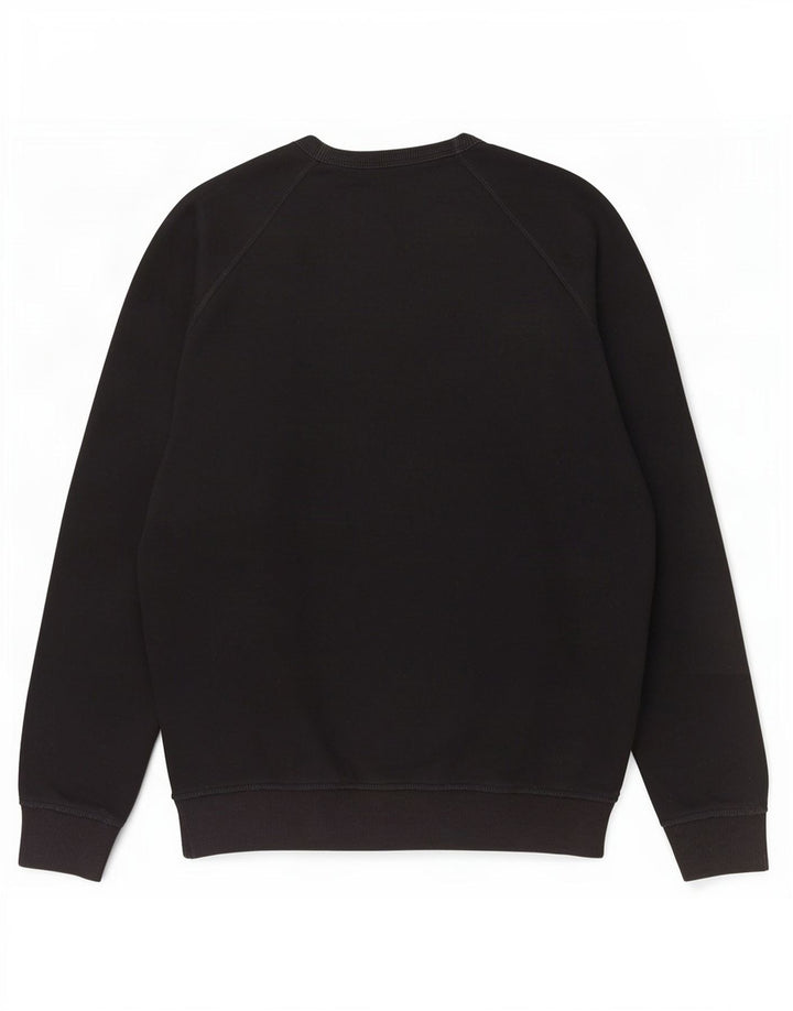 Diesel Felpa grafica da uomo Maglione grande cotone nero
