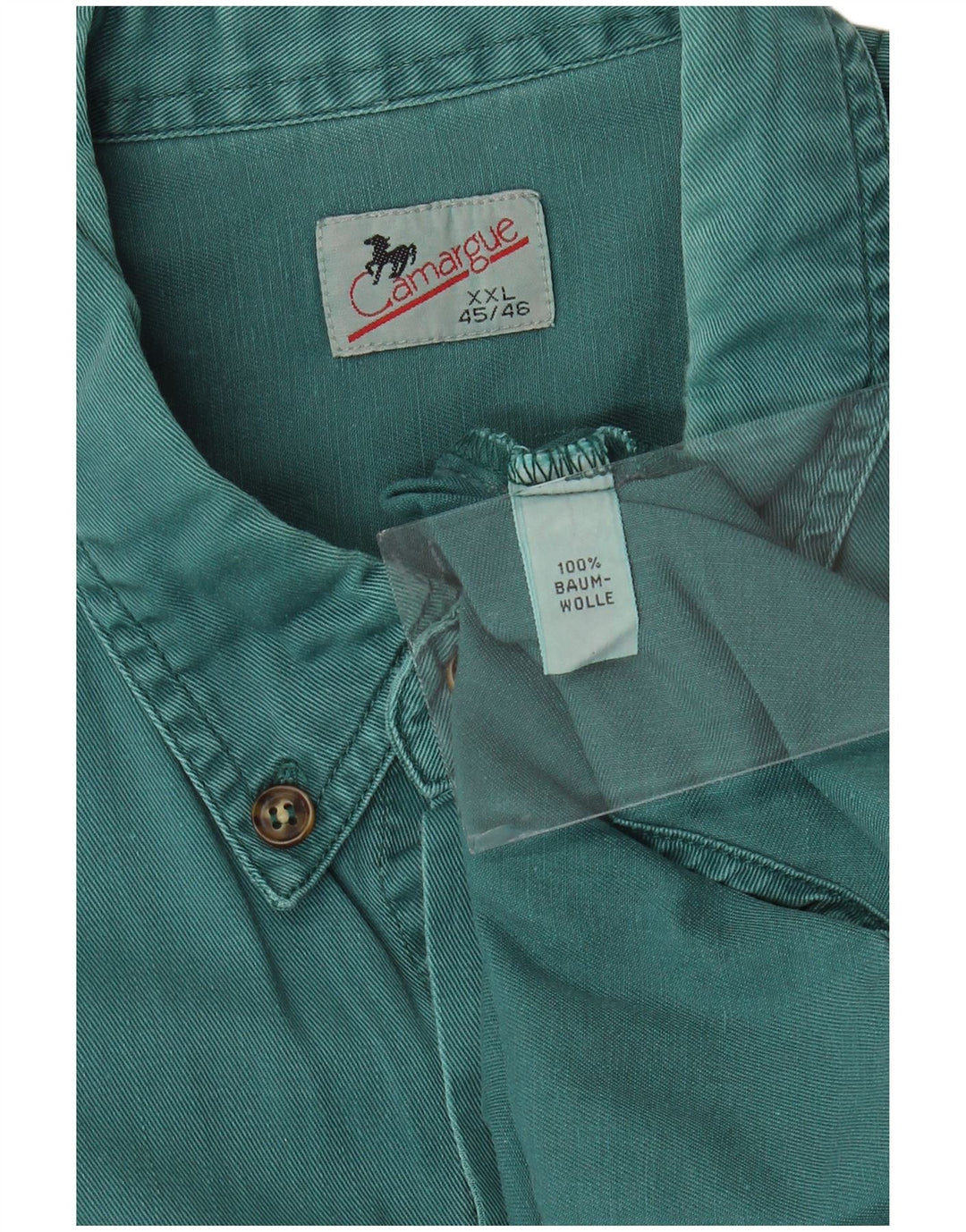 Camicia da uomo CAMARGUE UK 45/46 2XL Cotone blu