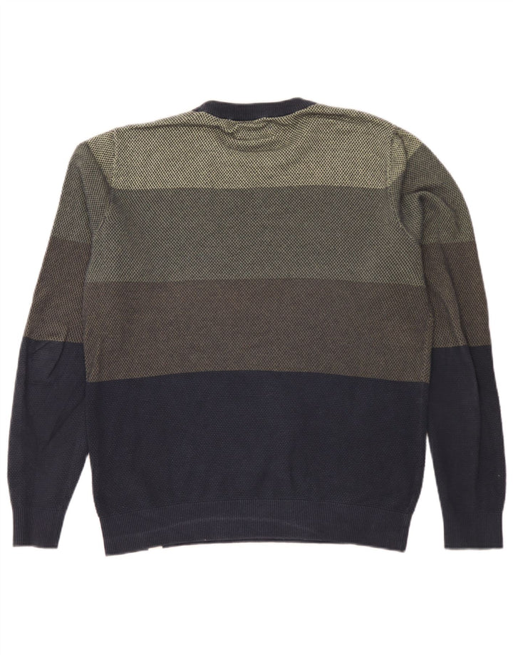 Maglione maglione girocollo da uomo Jack & Jones color block medio multicolore