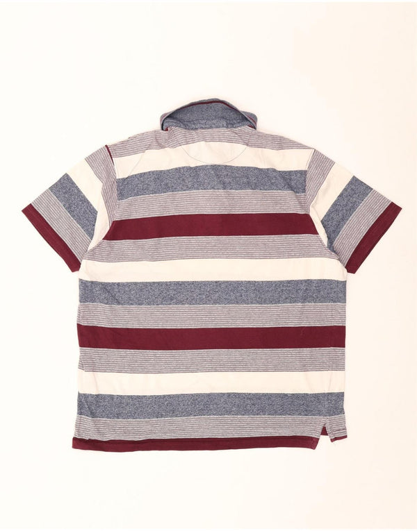 Polo da uomo dalla vestibilità regolare Pierre Cardin, a righe grandi, multicolore