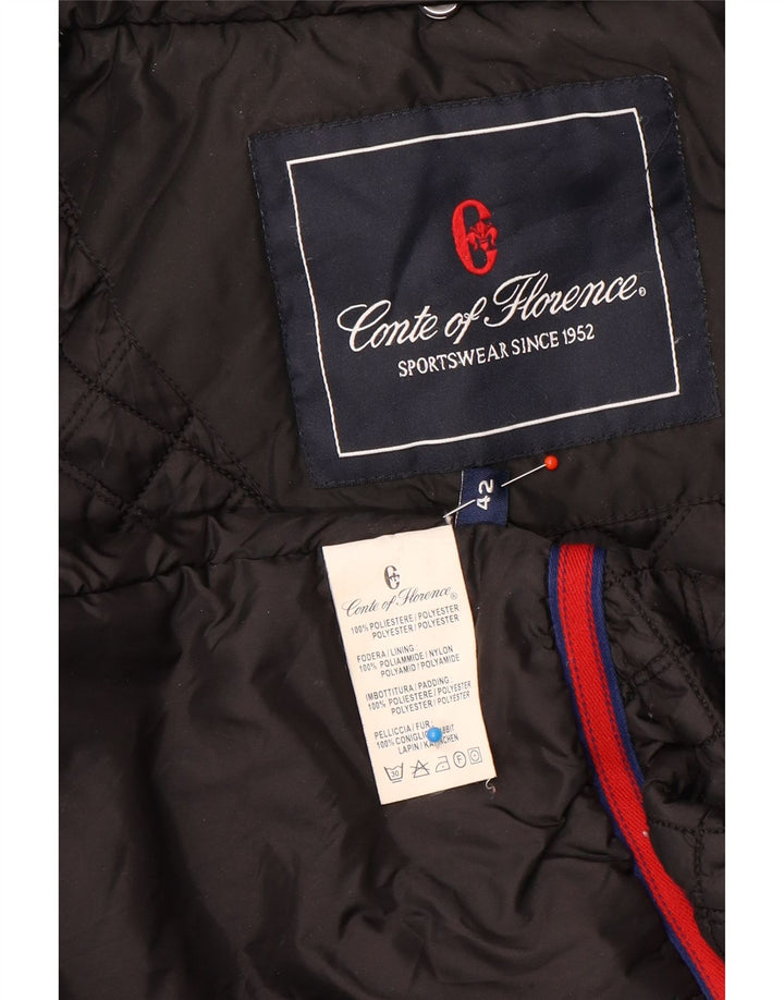 Soprabito Donna Conte of Florence IT 42 Medio Nero Nylon