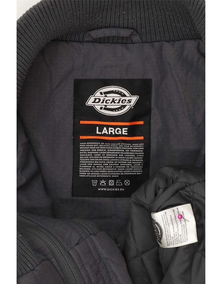 Giacca bomber da uomo Dickies UK 40 Large in poliammide grigio