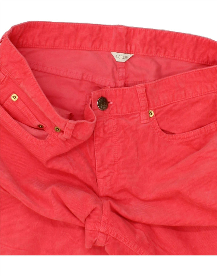 J. CREW Womens Slim Corduroy Trousers W32 L30 Red Vintage J. Crew and Second-Hand J. Crew from Messina Hembry 