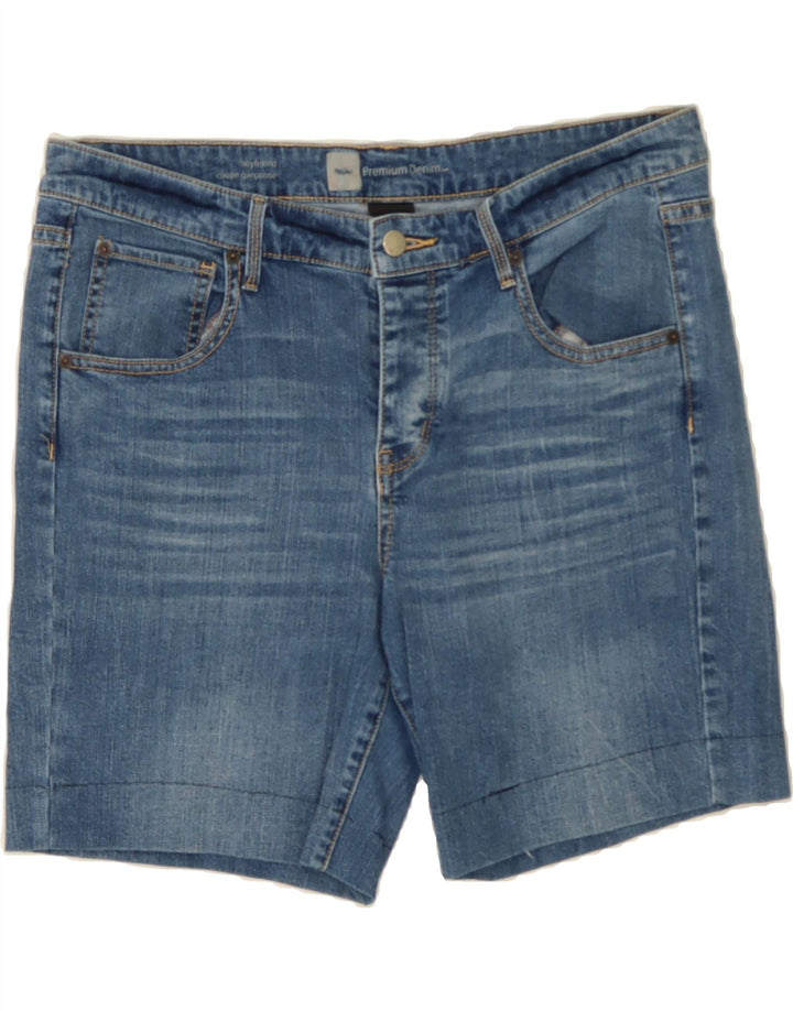 MOSSIMO Womens Boyfriend Denim Shorts US 12 Large W34 Blue Cotton Vintage Mossimo and Second-Hand Mossimo from Messina Hembry 