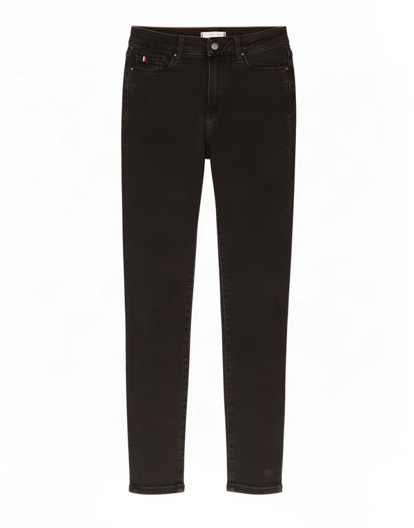 Jeans ultra skinny da donna Tommy Hilfiger Harlem W26 L28 cotone nero