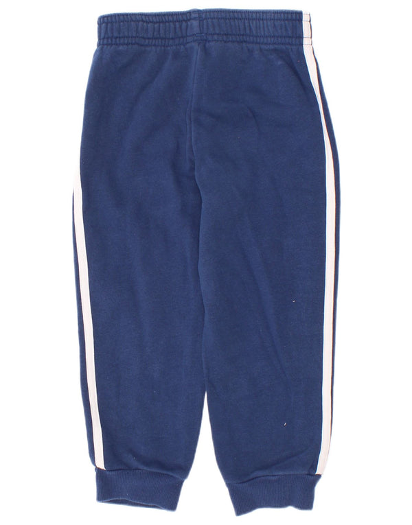 Pantaloni da tuta da jogging per bambina Adidas 18-24 mesi in cotone blu navy