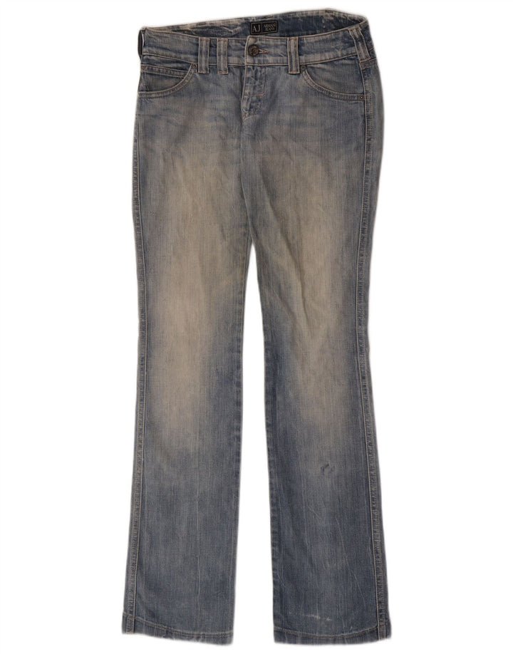 Jeans dritti da donna Armani W26 L34 Blu