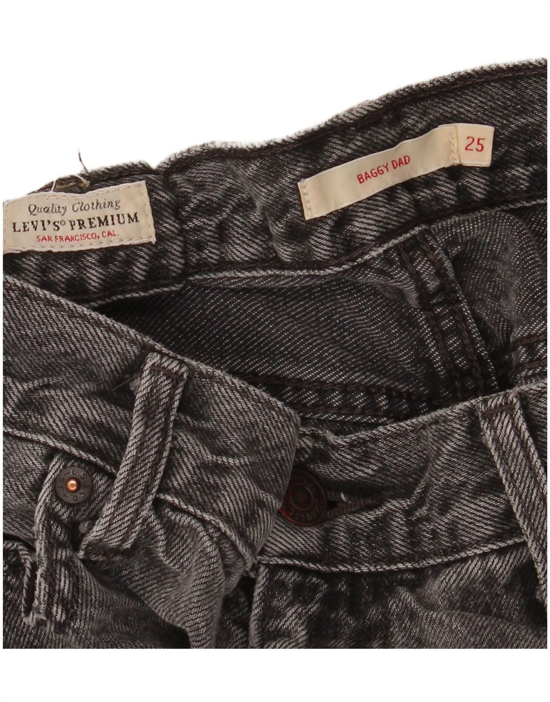 Jeans larghi da donna LEVI'S Baggy Dad W25 L28 Grigi