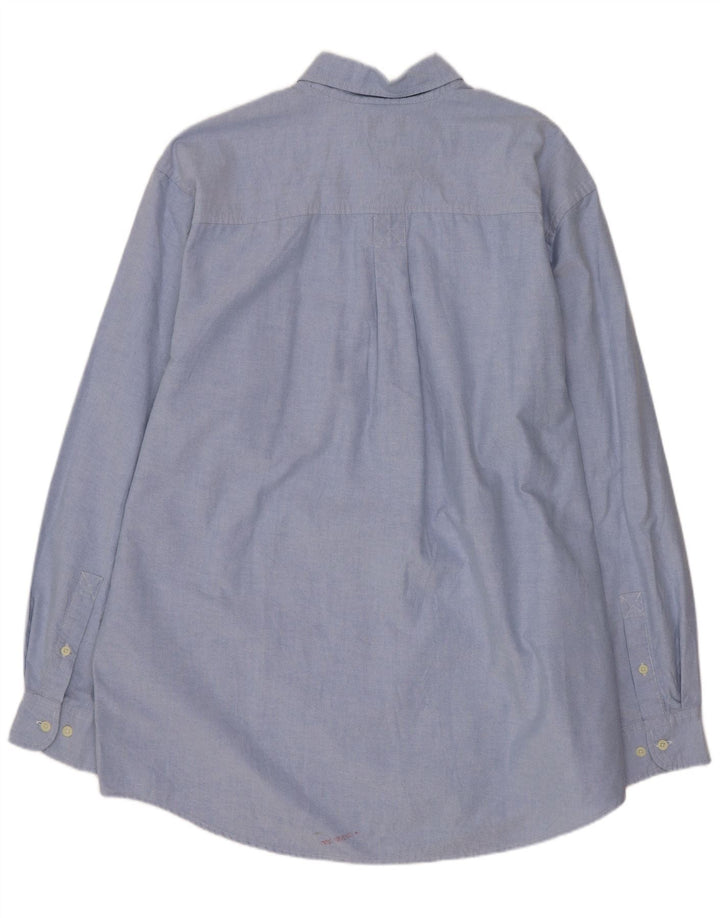 Camicia da uomo Timberland XL in cotone blu