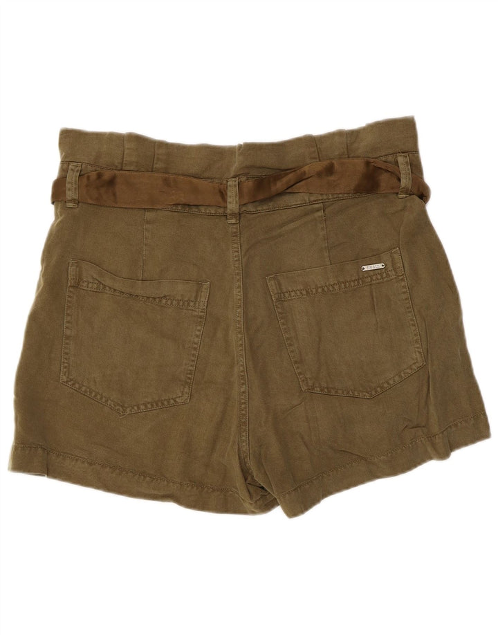 Guess Pantaloni caldi a vita alta da donna grandi W34 kaki