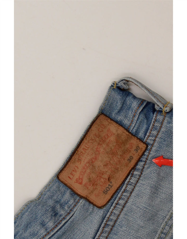 Levi's Uomo 501 Jeans dritti W30 L30 Cotone Blu