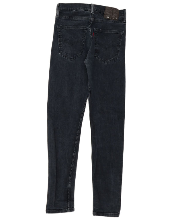Levi's Mens 512 Skinny Jeans W31 L31 Navy Blue Cotton
