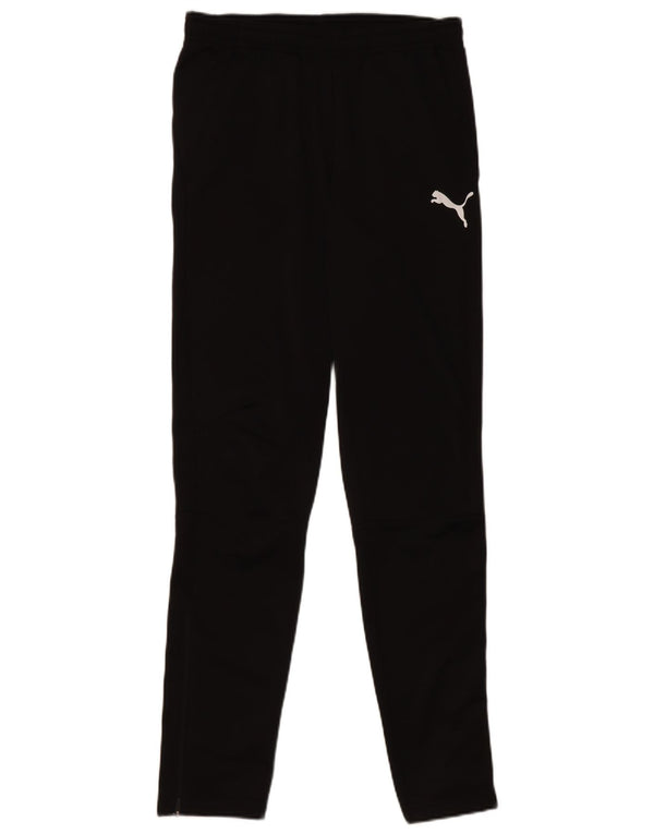 Puma Mens Tracksuit Trousers Small Black Polyester