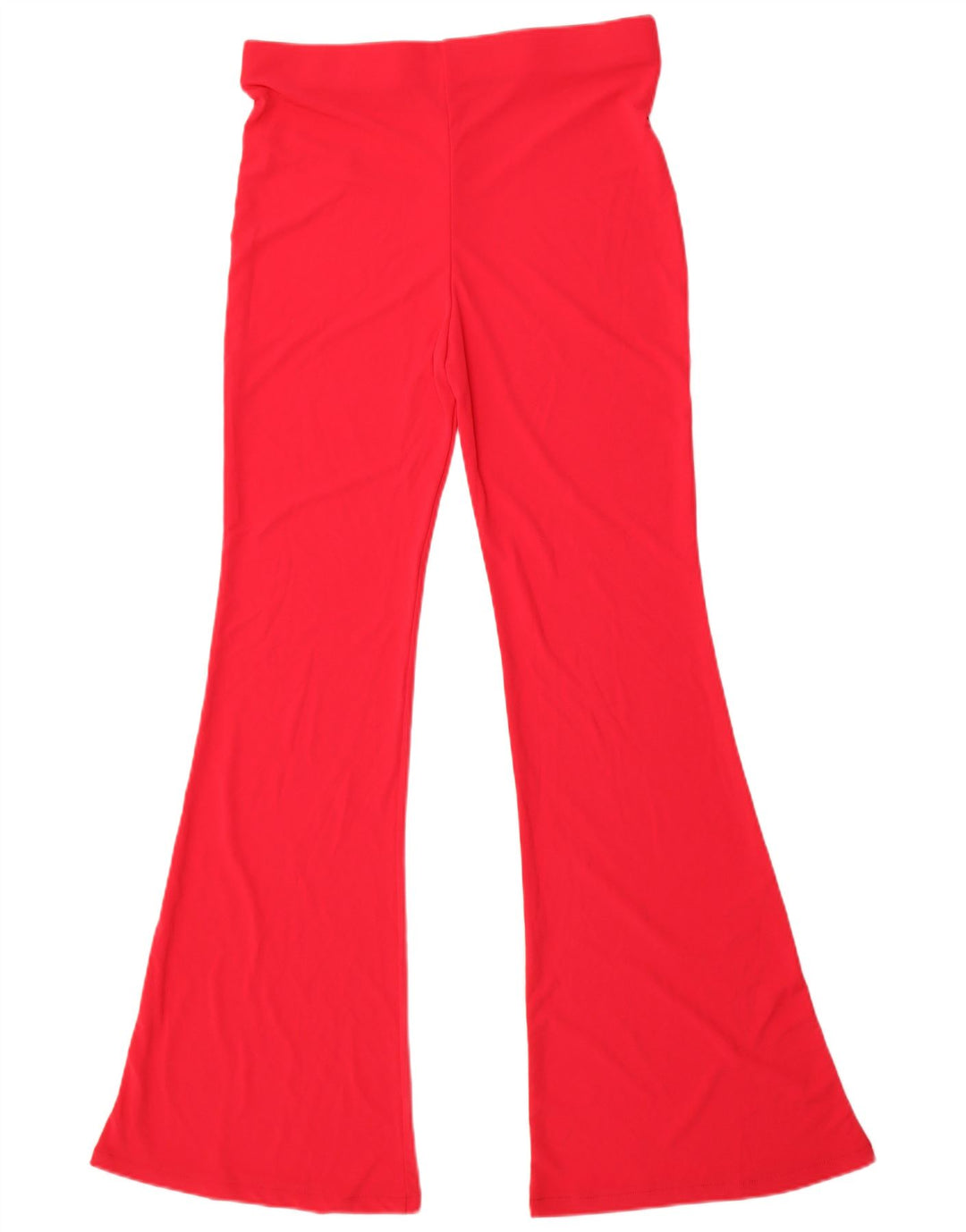 Pantaloni casual svasati da donna Zara grandi W30 L32 poliestere rosa