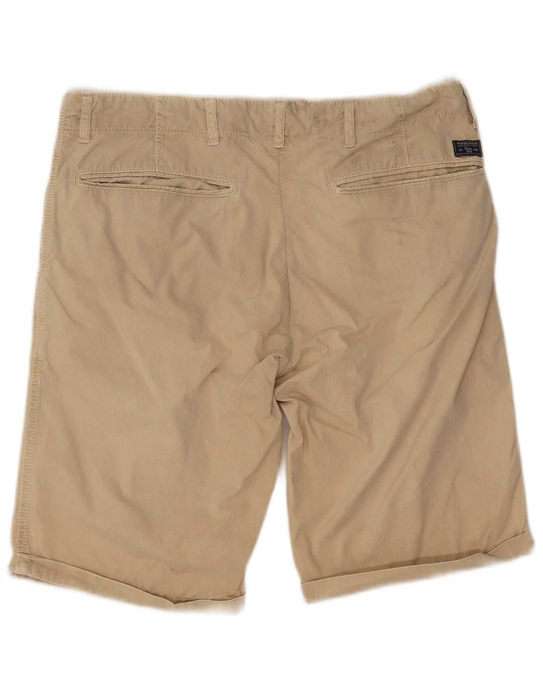 Pantaloncini chino da uomo Woolrich W34 Large in cotone beige