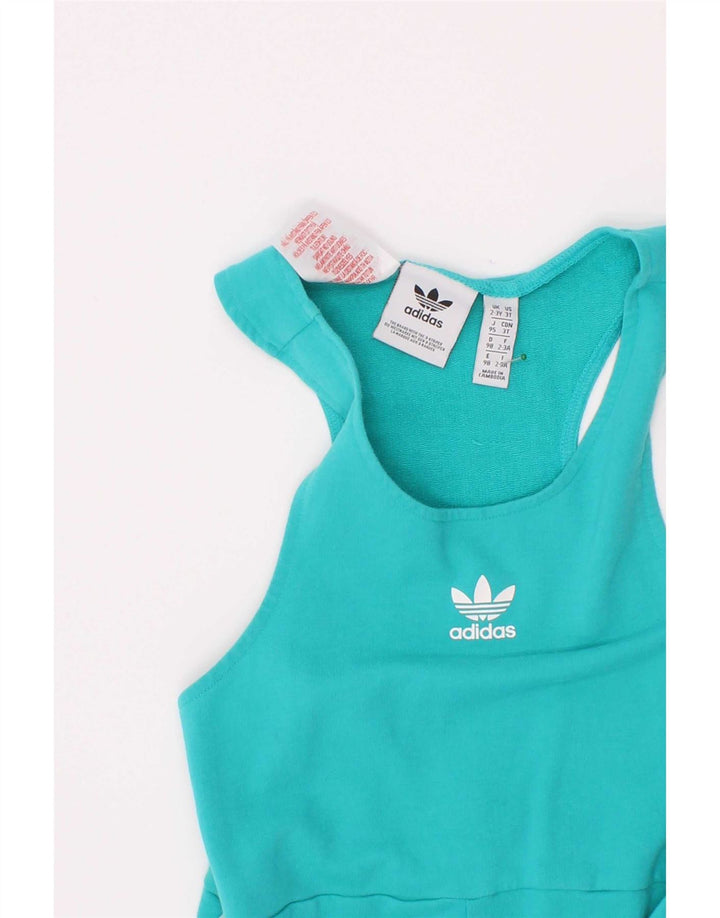Tuta senza maniche Adidas da bambino 2-3 anni Blu