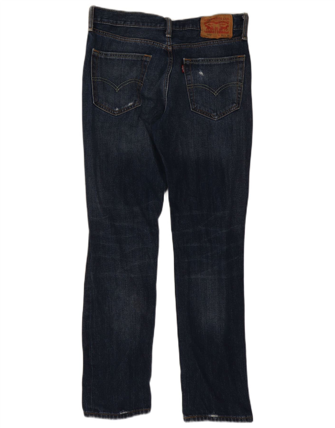 Jeans Levi's da donna 511 slim invecchiati W31 L30 cotone blu