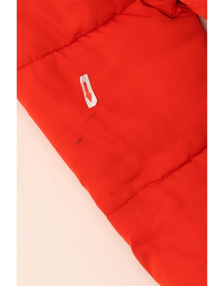 Miss Selfridge Giacca imbottita oversize con cappuccio da donna UK 12 Medium Red