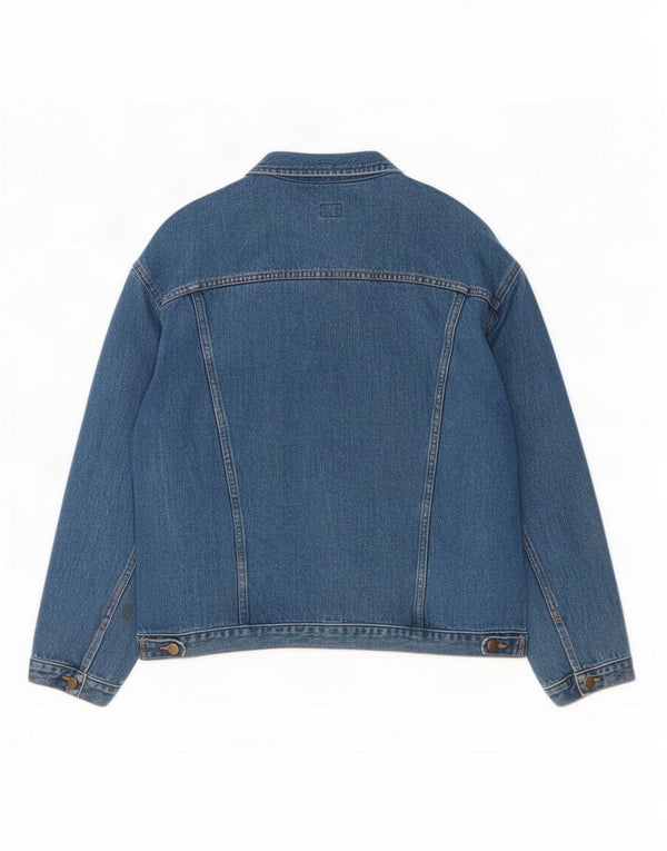 Giacca in denim da uomo Wrangler Hero UK 44 2XL cotone blu