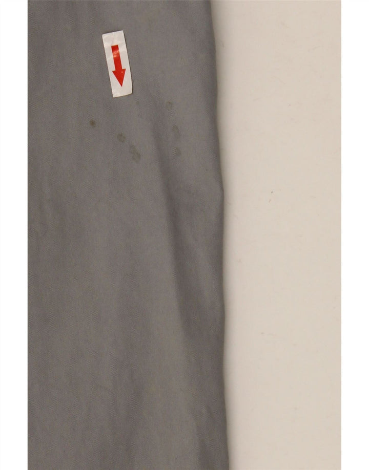 Pantaloni chino dritti da uomo Ted Baker W36 L31 cotone grigio