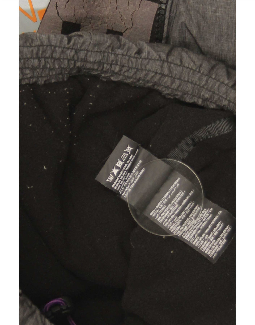 Giacca imbottita grafica da donna Superdry UK 6 XS poliestere grigio