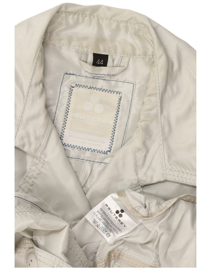 Trench Donna PEUTEREY IT 44 Poliestere Grigio Medio