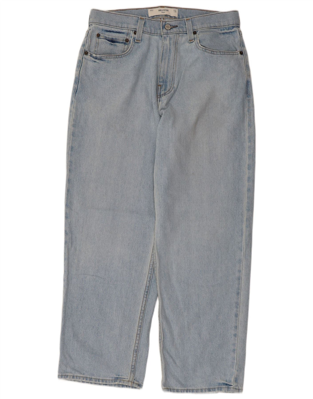 Jeans larghi da uomo HOLLISTER W31 L30 in cotone blu