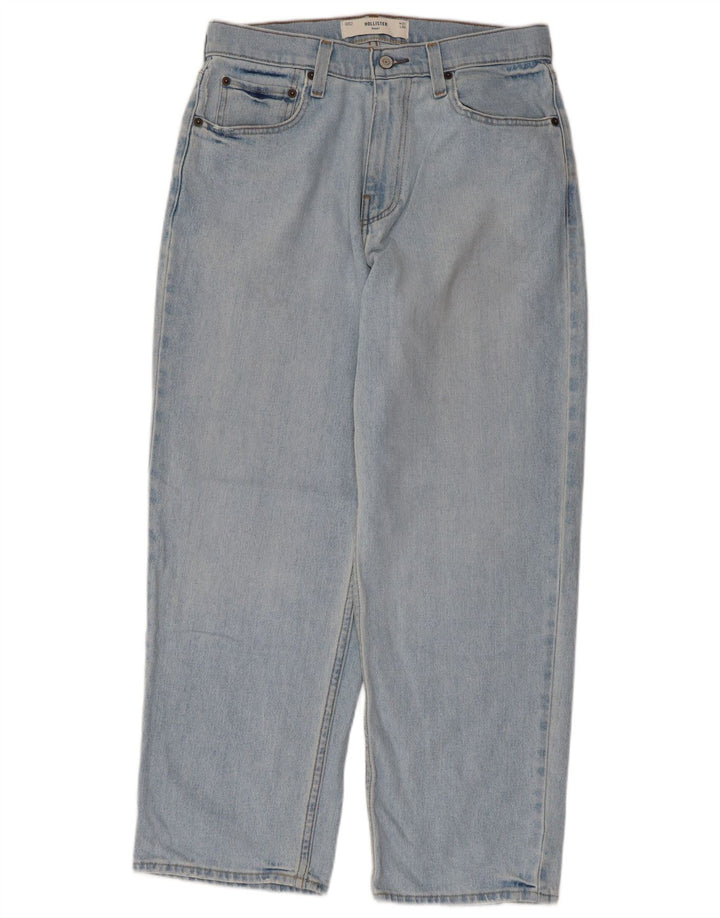 Jeans larghi da uomo HOLLISTER W31 L30 in cotone blu