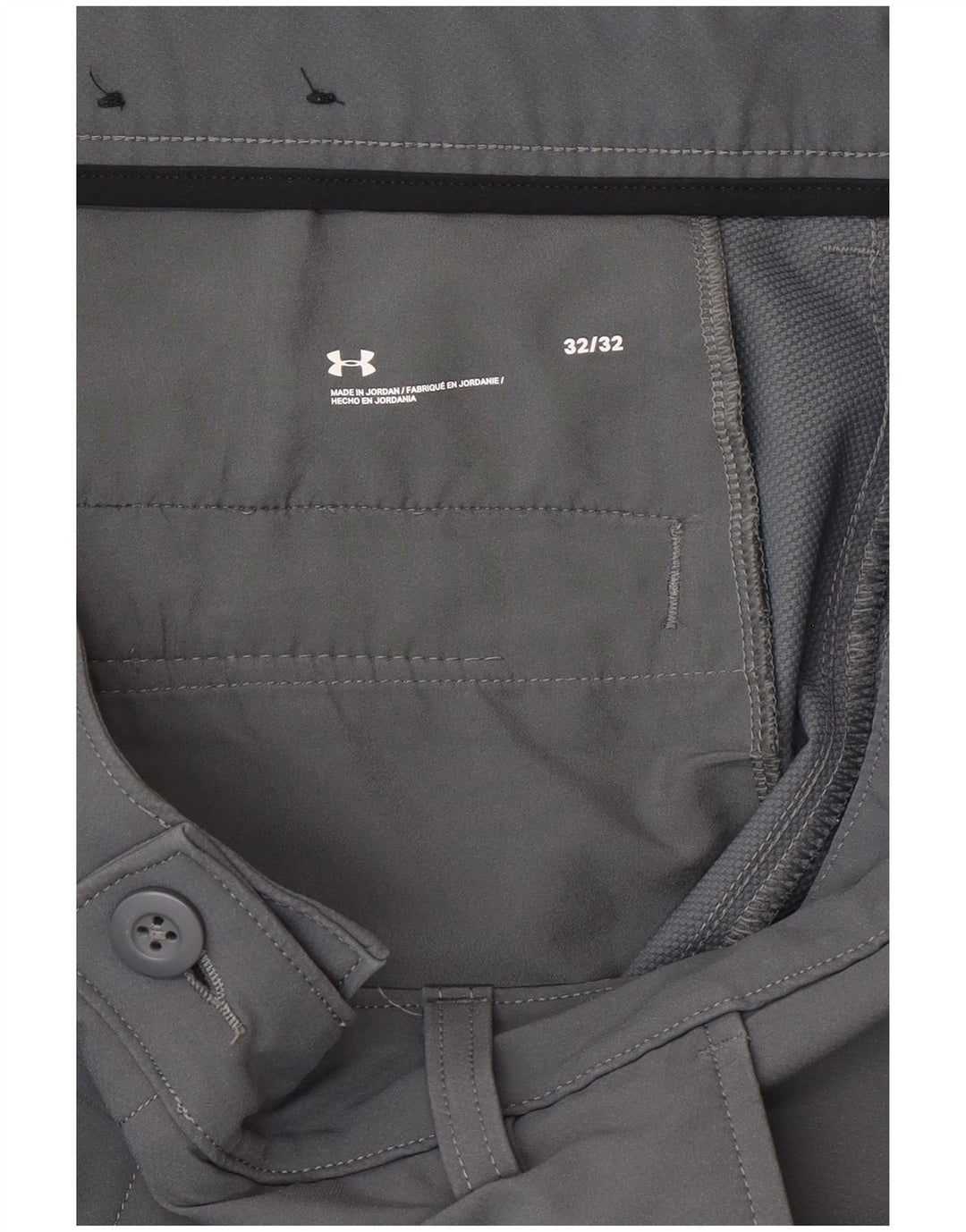 Pantaloni chino slim fit da uomo Under Armour W32 L32 grigi