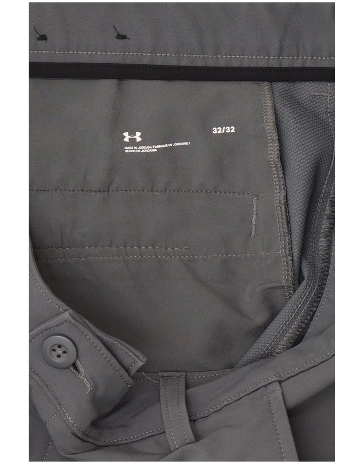 Pantaloni chino slim fit da uomo Under Armour W32 L32 grigi