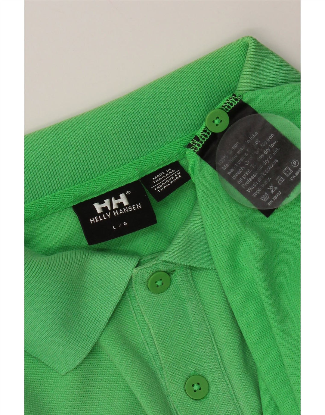 Polo da uomo Helly Hansen grande in cotone verde