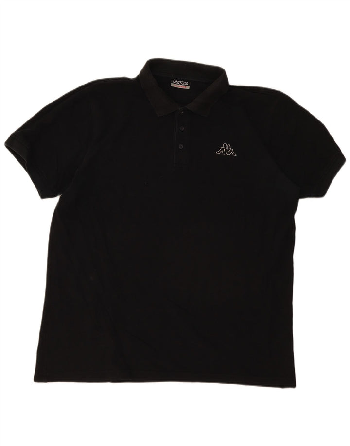 Polo Kappa Uomo XL Cotone Nera