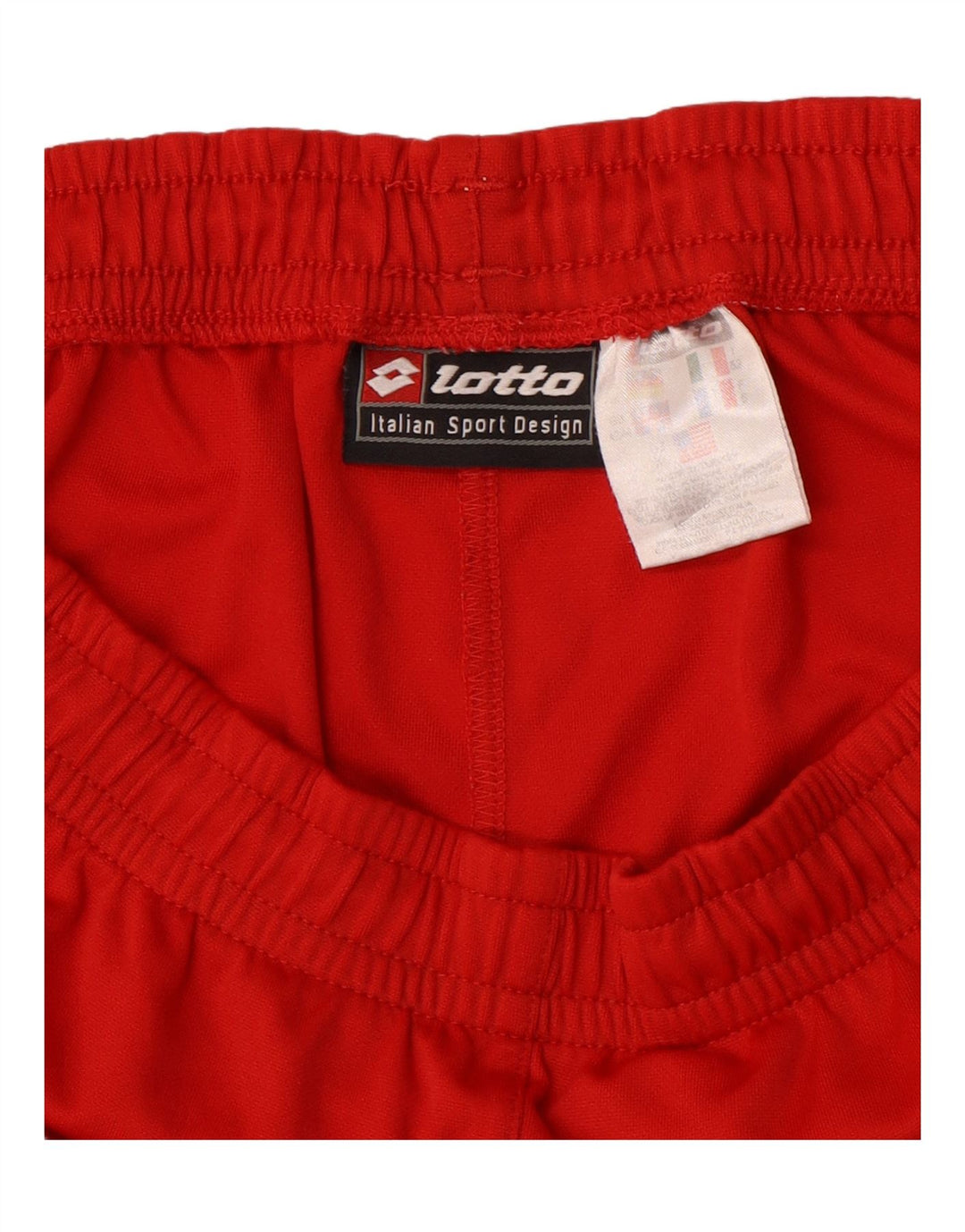 Pantaloncini sportivi da uomo LOTTO UK 42/44 XL Poliestere rosso