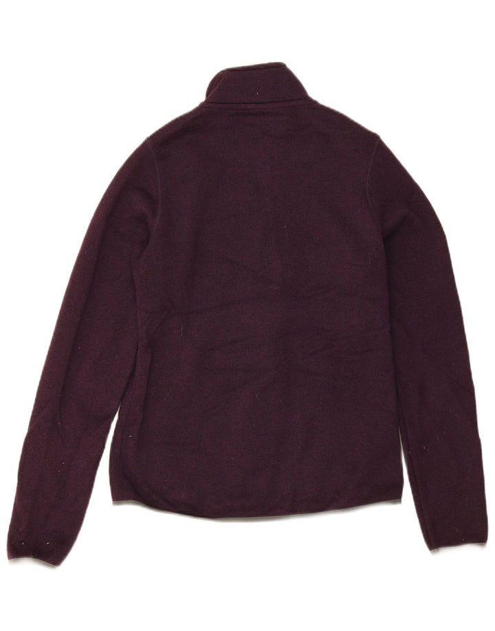 Giacca da tuta da donna Eddie Bauer UK 10 piccola viola chiazzata