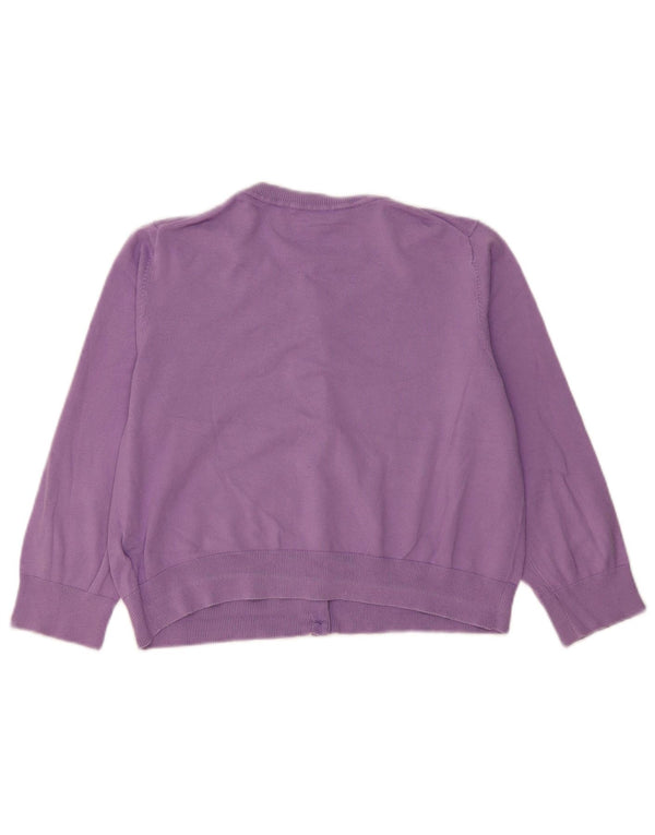 Maglione Bolero da donna Boden UK 16 grande cotone viola